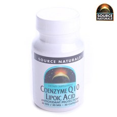 SOURCE NATURALS 輔酶Q10硫辛酸膠囊 30mg, 1入, 30顆