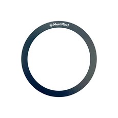 Meet Mind Magsafe 15W 無線磁吸製冷散熱車架 環形貼片2入 PD/QC 54W 鋁合金電顯車用快充, 深藍色,圓形車架+54W車充, 深藍色