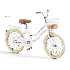 학생 자전거 경량 두발 자전거 22인치 옐러우 핑크 화이트 카이호오, 1개, 140cm, 20인치화이트