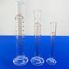 유리메스실린더 100ml 1pcs 경질유리 cc-ms4 눈금실린더 Graduted Cylinder Class
