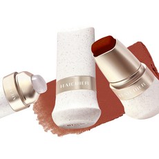 듀이 블렌딩 립앤치크 듀얼 치크밤 스틱 실리콘 브러시 내장, 2개, 04생기 복숭아