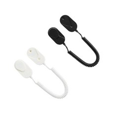 AN 분실방지 스트랩 도난 고정장치 연결줄 매장 공용 리모컨, 블랙, 블랙, 1개