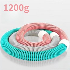 彈簧呼啦圈，軟式健身圈，馬卡龍色，1500g, 1個, 三代升級1200G-推薦45-85k