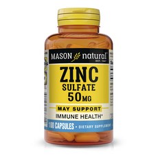 MASON natural 鋅保健食品膠囊 50mg, 1個, 100 件