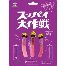 왕비 재팬 슈파이 대작전 스틱 구미 믹스베리 맛 65g 일본 과일 구미젤리