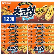 오리온 초코칩쿠키 104g, 12개