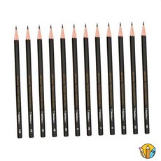 RS 드로잉 펜슬 6B 12p 화방재료 스케치연필