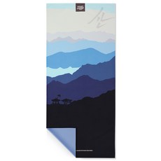 알록 극세사 스포츠 양면디자인 타월 40 x 90cm, 1개, 산