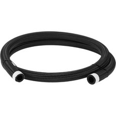 1개 1/8 연료라인 호스 5피트 진공 자동차 연료 1/8인치 내부 직경 2/7인치 외경 NPR 고무 나일론 브레이드 USA, 0.5 Inch