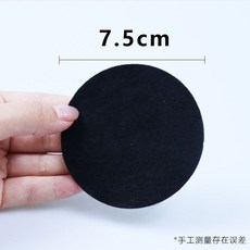 香爐防火棉 香爐墊防火棉 防火隔熱棉 防燙隔熱圓形阻燃棉 防火墊, 1個, 適用小香爐7.5cm*10個裝