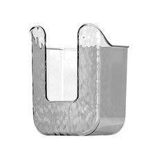 濕紙巾收納盒, 1入, 透灰