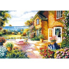 조각퍼즐 직소 1000피스 아름다움이 나무재 내추럴목재 원목소재 야외 가득한 70656EA 1(EA), 1개