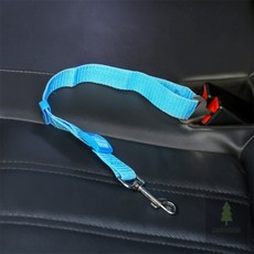 행운군 펫가드 반려견 차량 안전벨트 3p세트스카이 자동차안전벨트커버쿠션