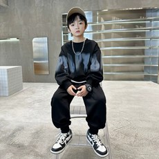 재한 초등학생 맨투맨 캐주얼 상하복세트 [2718]