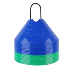 스타스포츠 더 뉴 접시콘 세트(40개입) SA3031S, 1세트, 그린 + 블루