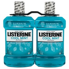 리스테린 쿨민트 구강청결제, 1.5L, 2개