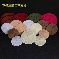 婚慶道具 褶皺半圓扇形擺件 可訂製顏色尺寸 適合婚禮迎賓舞台佈置, 1個, 褶皺圓環60厘米直徑備注顏色,彈力布自己回去套上