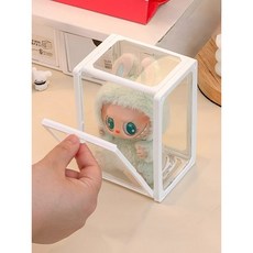 탈부착 가능한 피규어 장식장 투명 아크릴 케이스, 1개