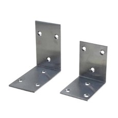 대양 은백색 코너 철물 꺽쇠, a23-꺽쇠-스텐사각(중), 1개