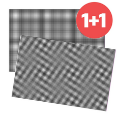 실리콘 메쉬보드 가방 옆판 앤 바닥재, 블랙, 2개