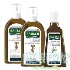 RAUSCH 羅氏 健髮滋養洗髮組 - 植物健髮滋養液200ml*2 柳樹洗髮精200ml*1 公司貨, 1個