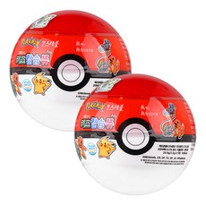 포켓몬 몬스터볼 키즈칼슘쮸 초코맛, 7정, 2개