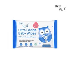 BZU BZU 嬰幼兒濕巾 純水淨化 溫和低敏 20x15公分 10抽, 1個, 10抽/包