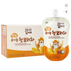 아이꼬야 안심 유기농 첫 보리차 보리 현미 혼합, 2.4L