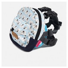 심플패턴 백팩 하네스 블루_곰(S~M L~XL)/백팩하네스