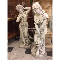 歐式鄉村仕女拉裙/仕女撥髮 園藝庭院造景 花園佈置, 1個, 拉裙