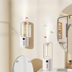 사랑애 피톤치드 거실 화장실 가정용 소형 자동 분사기 편백수 탈취제 방향제 타이머 디스펜서 디퓨져 본품*55ml 1개, 55ml