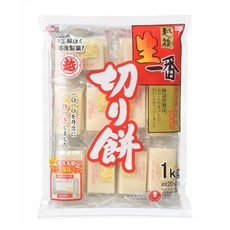 일본 에치고 제과 쫄깃한 구워먹는떡 키리모찌 1kg 509316, 1