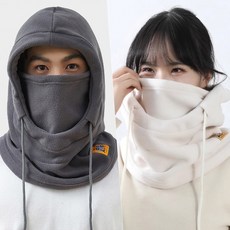 후드넥워머 일체형 방한마스크 라이더 바람막이 목도리 귀마개 3color, 상세페이지 참조, 1개