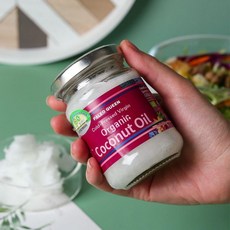 유기농 팔리오 버진 코코넛 오일 식용피부헤어 겸용 다용도 오일 스리랑카산, 130ml 코코넛 오일 1개