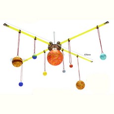 초등 과학교실 우주주제 창의활동 십자형 태양계행성 모빌 만들기 과학체험 과학의날 실험