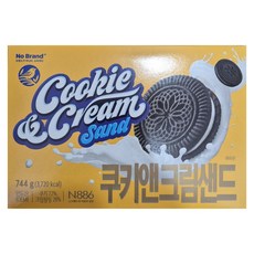 노브랜드 쿠키앤크림 샌드, 2개, 720g