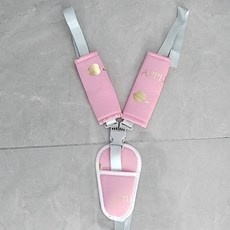 제이펀 스토어 아기의자벨트 안전벨트, 1개, 핑크 3점식 안전벨트+어깨+엉덩이