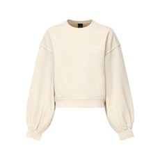 핀코 자수 벌룬 소매 스웨터