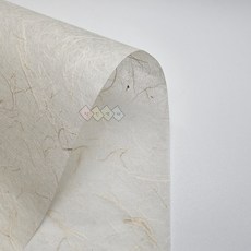 덕인 색 운용한지 Y 25g 64cm x 94cm 1장 닥70%, 28 지백색