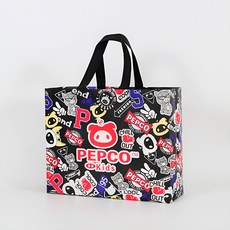 그래피티 쇼퍼백, 10개, 블랙 그래피티32*27*10cm