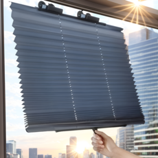 라비아홈즈 무타공 붙이는 창문 블라인드