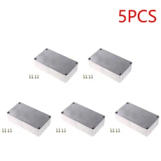 1-5PCS 1590B 기타 효과 인클로저 (나사 포함) 알루미늄 페달 교체 내구성 악기 키트, 05 5 PCS, 01 China Mainland, 05 5 Pcs