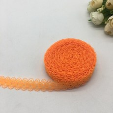 레이스 면 천 원단 10야드몫 58quot 15mm 수공예품 자수 그물 트림 리본 diy 웨딩 공예 크리스마스 장식, 이십, 이십, 1개