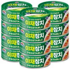 사조 야채참치 / 참치캔 통조림, 12개, 100g