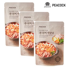피코크 부대찌개 양념 수량옵, 3개, 120g