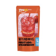 라지 딸기과즙에이드, 16개, 340ml