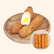 [산아푸드] 수제 고구마크림치즈맛 어묵바 어육 80% 밀가루 무첨가 휴게소 핫바 꼬치 간식 어묵탕, 510g, 1개