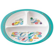 스케이터 skater 어린이용 플레이트 멜라민 식판 접시 플래레일 19 750ml M370, 상세페이지 참조, 1개