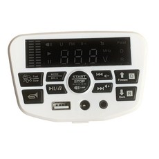 24V 아동용 전기 차량 2588 전진 및 후진 중앙 제어 스위치 다기능 블루투스 연결 음악 전원 디스플레이 센터 패널 전기 장난감 자동차 교체 부품