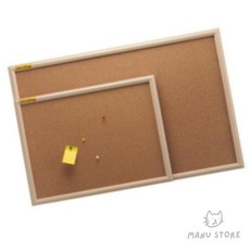 [칠마누] 학원게시판 게시판핀 공지사항꽂이 콜크게시판 40x30cm